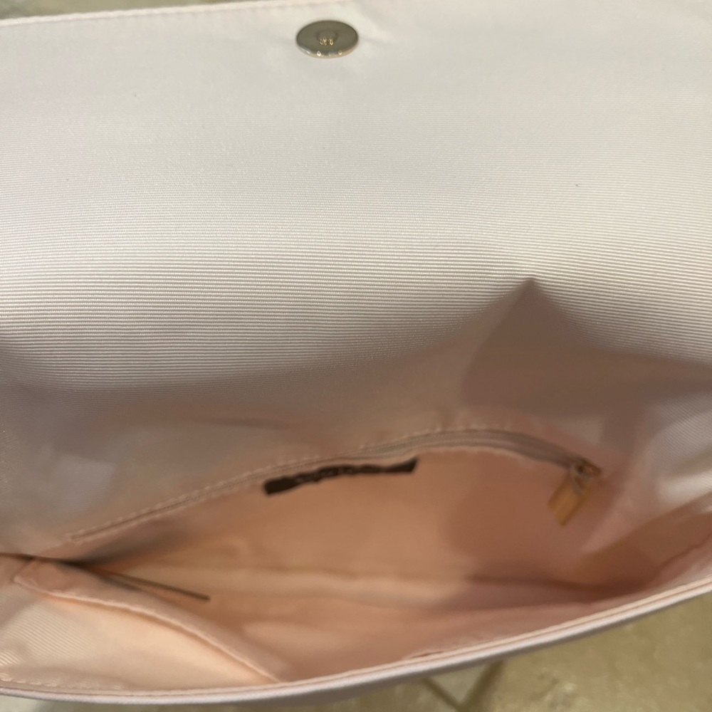 WHBM Blush Pink Large Clutch/Wristlet - Picture 4 of 5